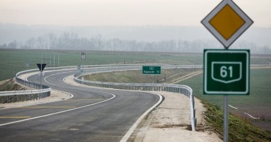 Errefelé kanyarog a ma átadott nagykanizsai keleti elkerülőút