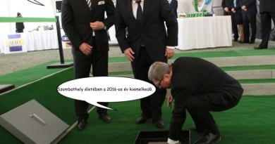 Letették a szombathelyi stadion alapkövét