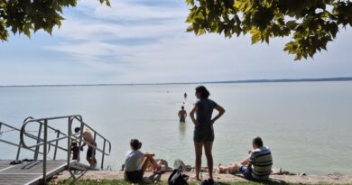 Szigligeti strand, utószezon