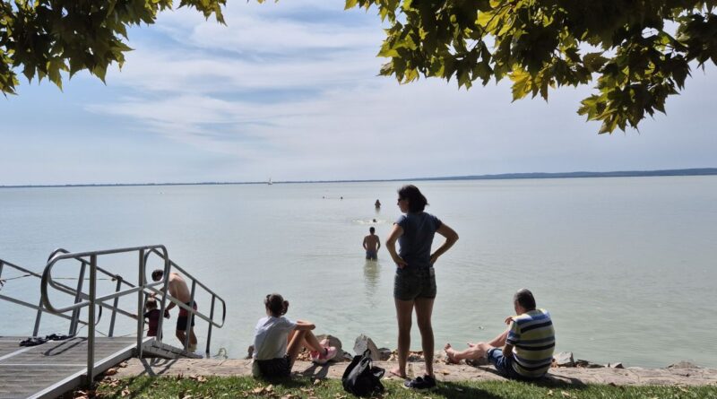 Szigligeti strand, utószezon